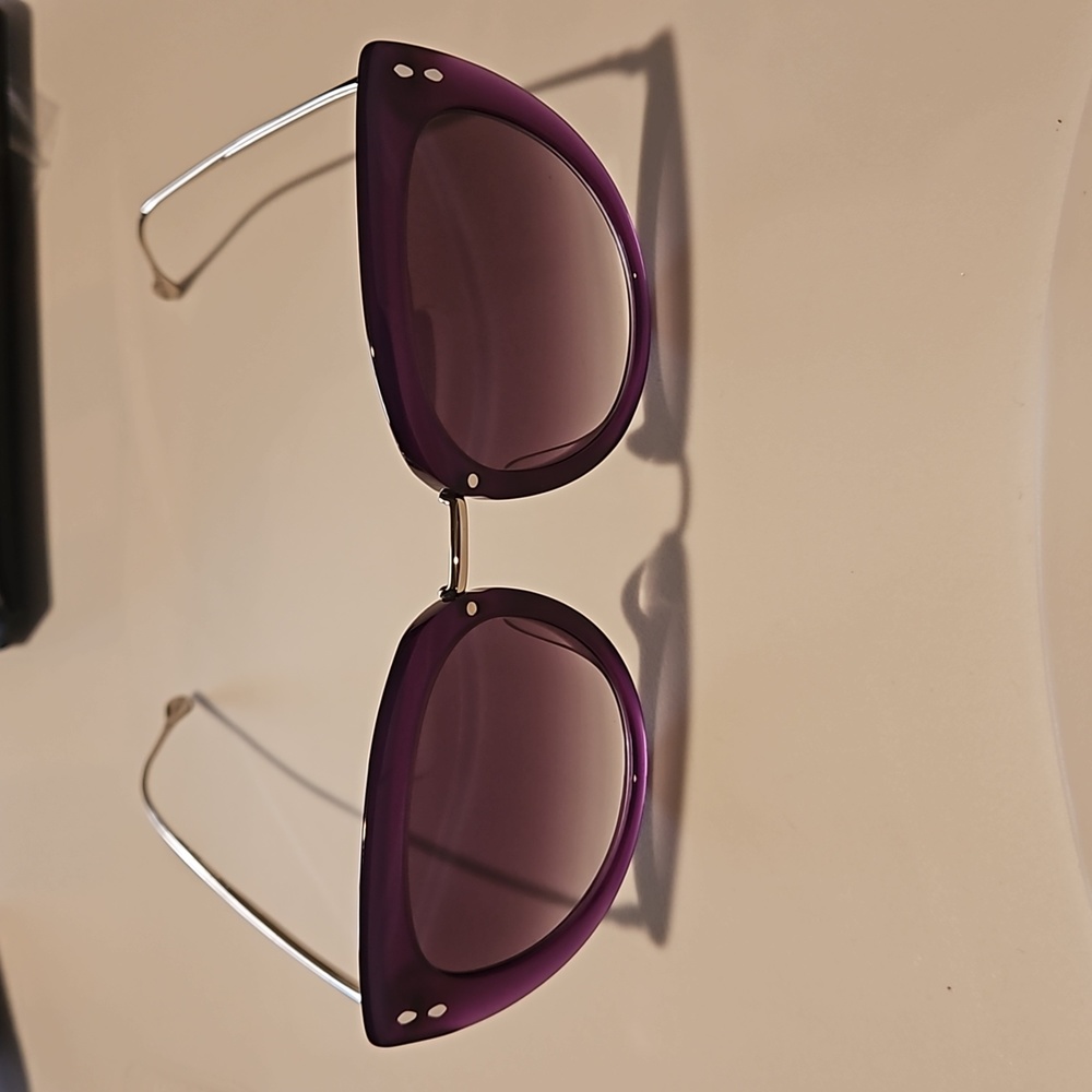 NWT Authentic Isabel Marant violet sunglasses with case and cleaning cloth - Picture 1 of 11